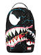 Sprayground Marvel Spiderman Venom Sharkmouth Σχολική Τσάντα Πλάτης Γυμνασίου - Λυκείου με Θήκη για Παγούρι Μαύρη 29 x 15 x 45εκ
