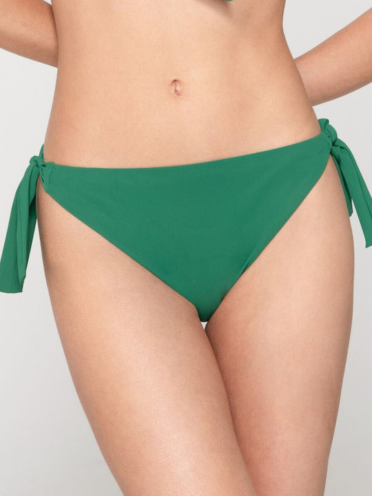Luna Bikinihosen Slip Mit Schnürung Grünes