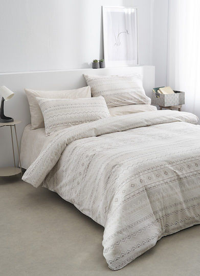 Vesta Home Κουβερλί Υπέρδιπλο Βαμβακερό Γκρι 230x270cm