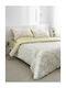 Vesta Home Cuvertură Pat Single Bumbac Galben 160x270cm