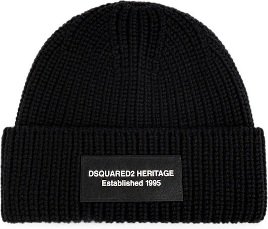 Beanie Damen Strickmütze in Schwarz Farbe