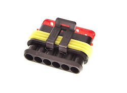 Περίβλημα Βύσματος Amp Tyco Superseal 6 Ακίδων Ip67 Περίβλημα Βύσματος Amp Tyco Superseal 6 Ακίδων Ip67