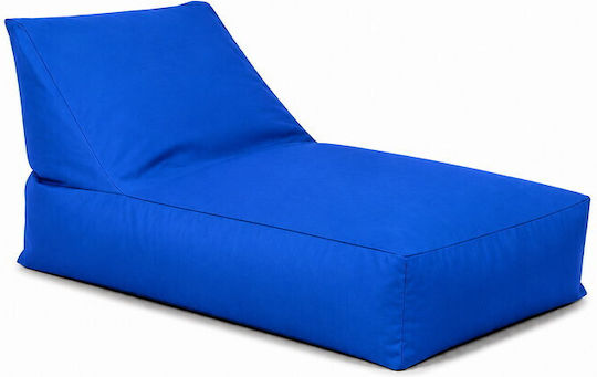 Πουφ Ξαπλώστρα Αδιάβροχη Μπλε 150x75x30cm