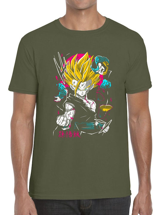 T-shirt Stylized Character Art Print Yellow Hai...