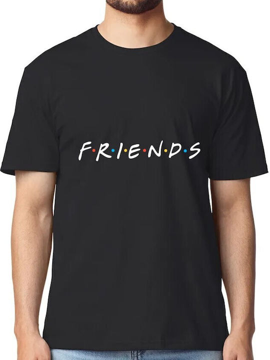 T-shirt Friends Pop Culture Черна