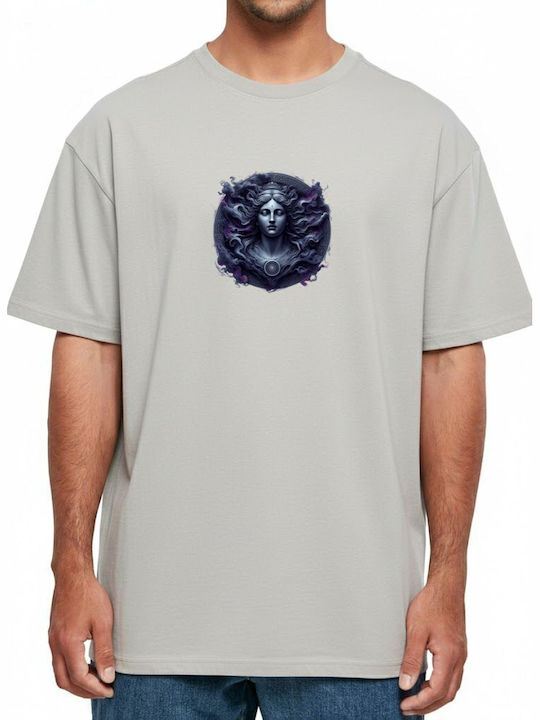 Oversized T-shirt Stylized Woman Swirling Hair ...
