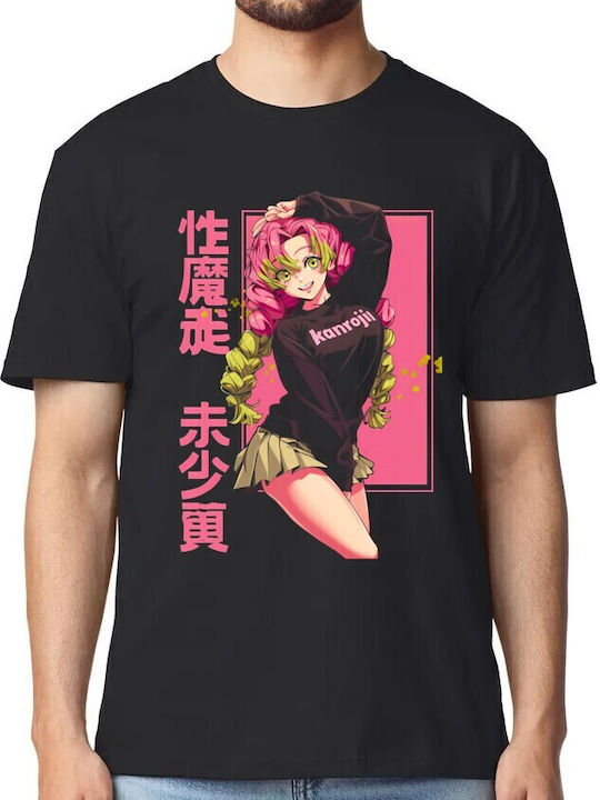 T-shirt Anime Χαρακτήρας Ροζ Πράσινα Μαλλιά Pop...