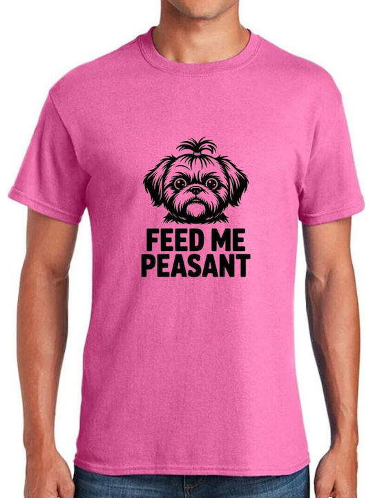 T-shirt Feed Me Peasant Cute Puppy Illustration...