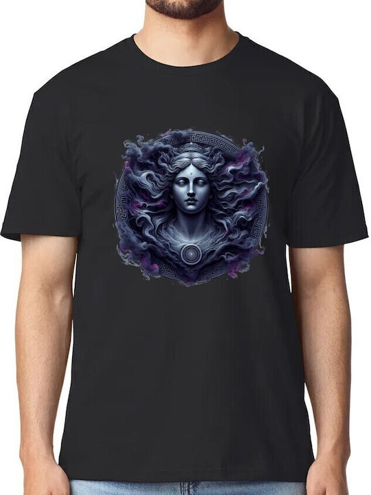 T-shirt Stylized Woman Swirling Hair Pop Cultur...