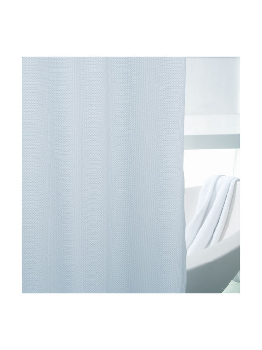 Graccioza Fabric Shower Curtain 180x200cm White