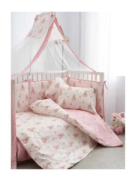 Vesta Home Κουνουπιέρα Δωματίου Ροζ