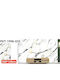 Tapet Autocolant de Perete Alb 300x120cm