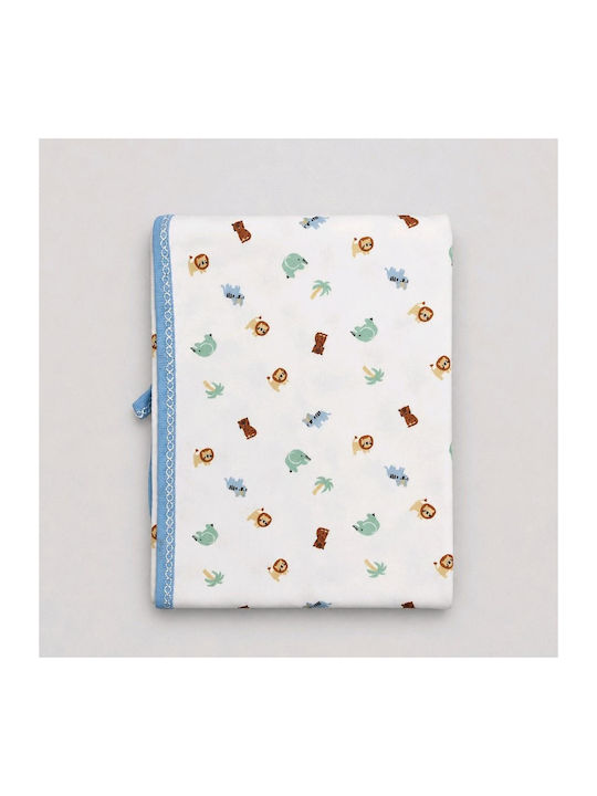 Kamtex Baby Одеяло За Пелени Светлосин 90x90см