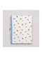 Kamtex Baby Swaddle Blanket Light Blue 90x90cm