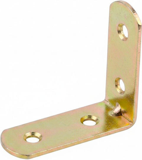 Shelf Bracket from Metal in Gold Colour 20x18mm 4pcs 206036