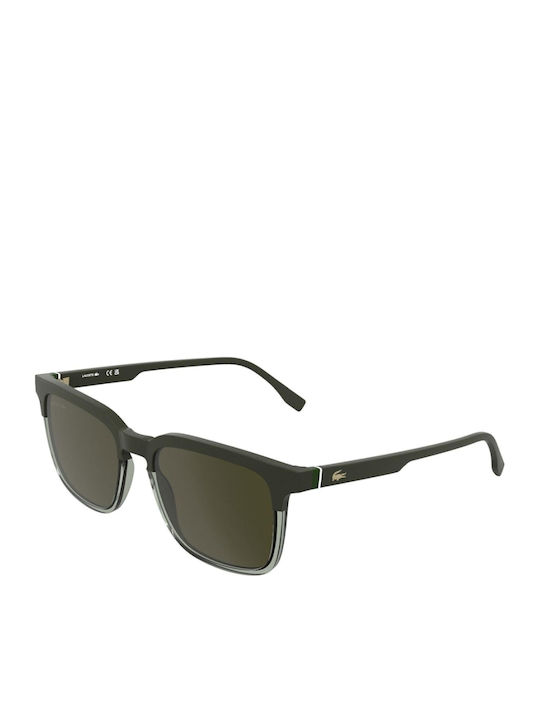 Lacoste Ochelari de Soare Pentru Bărbați cu Ramă Verde și Lentilă Verde L6074S-202