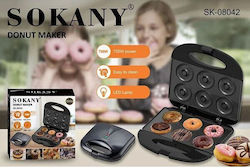 Electric Donut Maker Sokany 750W 6 Donuts