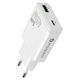 everActive Φορτιστής Χωρίς Καλώδιο GaN με Θύρα USB-A και Θύρα USB-C 45W Power Delivery / Quick Charge 3.0 Λευκός (SC-460Q)