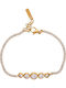Excite-Fashion Women's Bracelet Made of Gold Plated Stainless Steel with Zircon