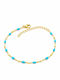 Charmy Women's Chain Bracelet Gold Plated Steel 18cm