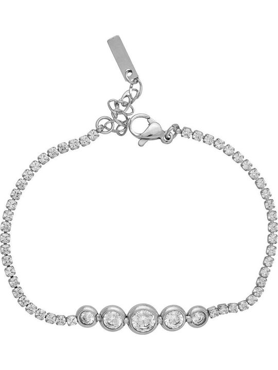 Excite-Fashion Women's Bracelet from Stainless Steel with Zircon