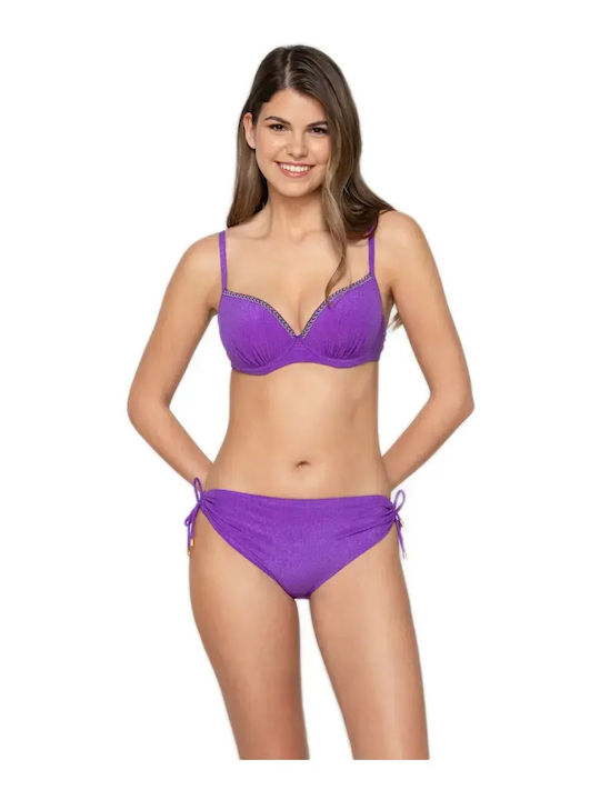 Luna Top de bikini Violet