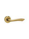 Viometale Middle Door Lever With Rosette Pair Gold