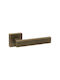 Viometale Middle Door Lever With Rosette Pair Bronze
