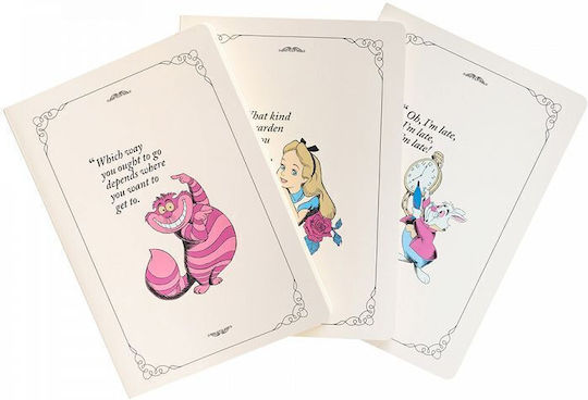 Grupo Erik Ruled Notebook A5 Disney Alice In Wonderland