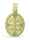 CHrysolithos Halskette Konstantin Talisman aus Gold 9K KР3114