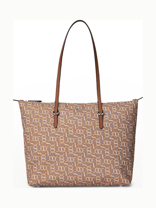 Lauren Women's Tote Handbag Brown