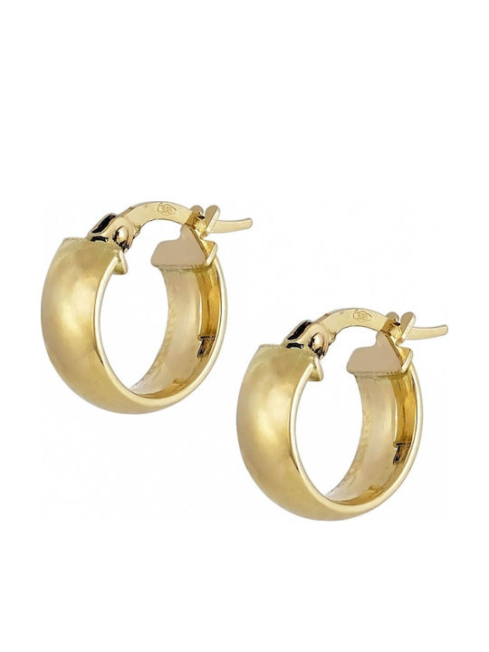 Kontopoulos Gold 9K Hoop Earrings