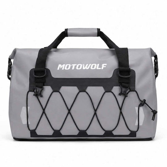 Στεγανός Σάκος 40l Ουράς Μοτοσυκλέτας Motowolf Mb4 – Ευελιξία Άνεση Γκρι