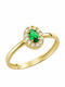 Ioannis Kosmima Women's Ring with Stones from 9K Gold