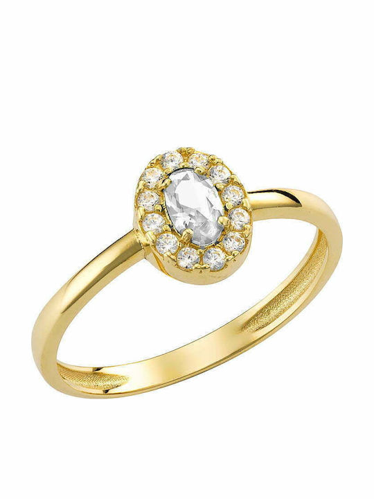 Ioannis Kosmima Women's Ring with Zircon from 9...