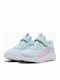 Flexfocus Kids Sports Shoes Running with Hook & Loop Closure Turquoise