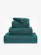 Abyss & Habidecor Super Pile Hand Towel 17x22cm Petrol Blue Weight 700gsm