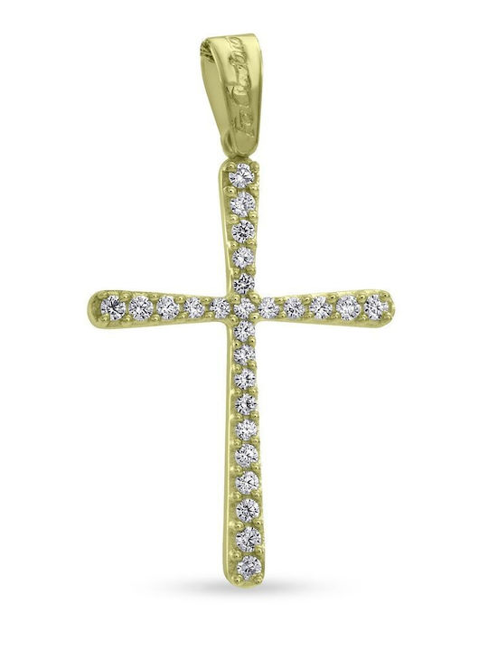 Fa Cad'oro Damen Gold Kreuz 14K ohne Kette