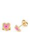 Ios Hypoallergenic Kids Earrings Studs Heart In 9K Gold
