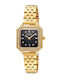 Oxette Women's Battery Watch with Gold Metal Bracelet