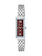 Gucci Women's Battery Watch with Silver Metal Bracelet