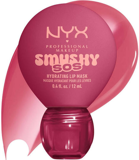 NYX Professional Makeup Smushy Μάσκα Χειλιών Τριαντάφυλλο 12ml