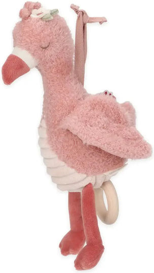 Little Dutch Pendant Cot Toy with Music Flamingo Safari Friends for Newborns