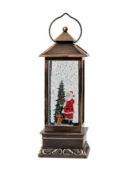 Fylliana Weihnachtskerze Laterne Gold 27x11cm