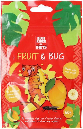 Blue River Dietă Pentru Gecko Fructe Și Insecte 60gr