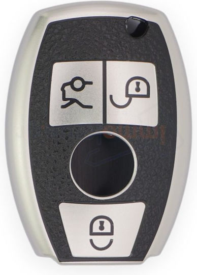 Autoschlüssel Schutzhülle Schwarz Tpu Textur Mercedes 1414-sc