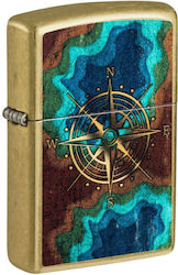 Zippo Compass Windproof Flame Lighter