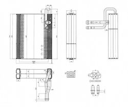 Air Conditioner Evaporator Peugeot 307 01 6444.g5