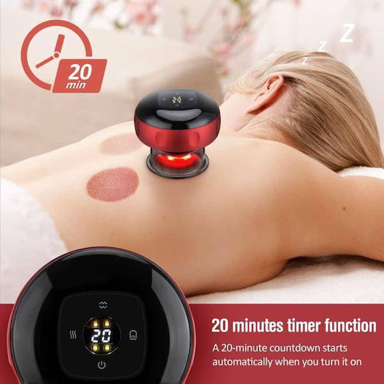 Electric Massage Suction Cup Device Infrared Heating 20 Minutes