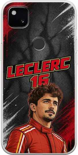 Θήκη Pole Position Collection Charles Leclerc Google Pixel 4a 4g Flexible Tpu Διάφανη Σιλικόνη